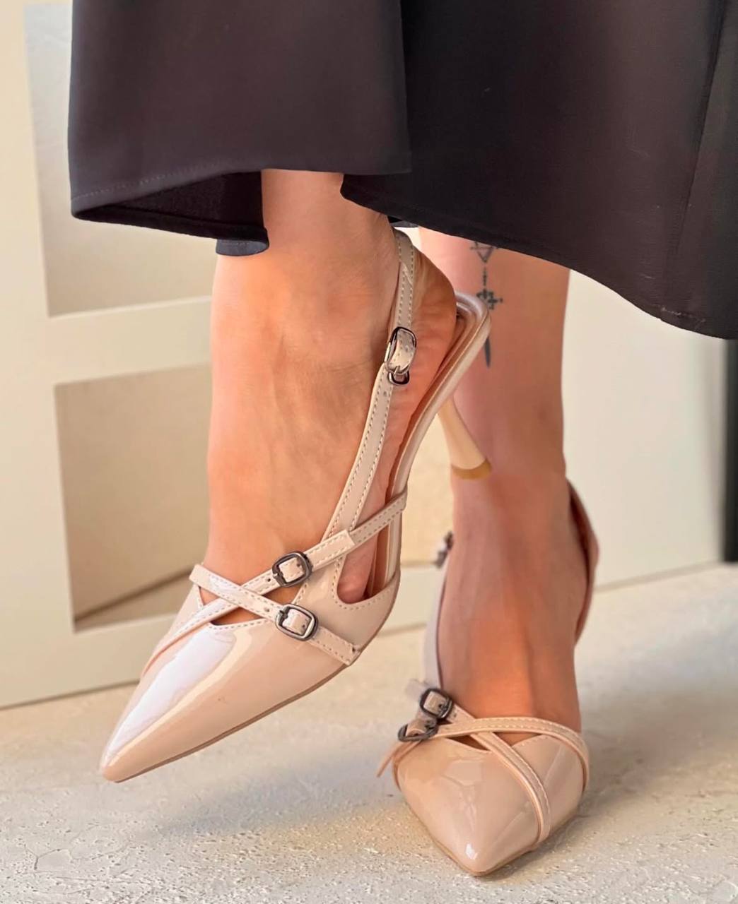 کفش مجلسی مدل دو کمر